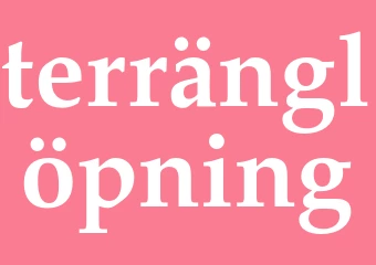 Synonym terränglöpning
