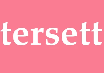 Synonym tersett