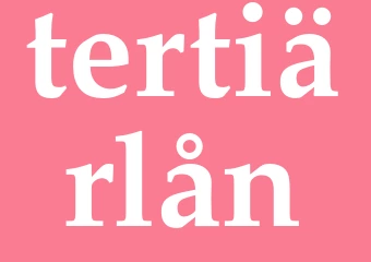 Synonym tertiärlån
