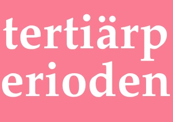 Synonym tertiärperioden