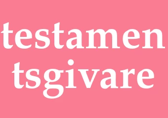 Synonym testamentsgivare
