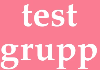 Synonym testgrupp