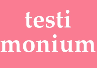 Synonym testimonium