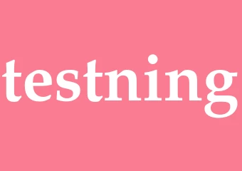 Synonym testning