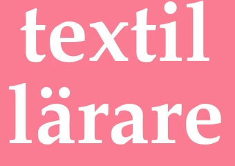 Synonym textillärare