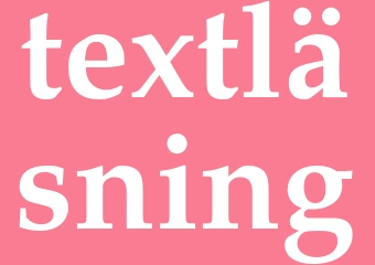 Synonym textläsning
