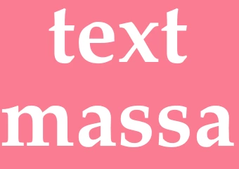 Synonym textmassa