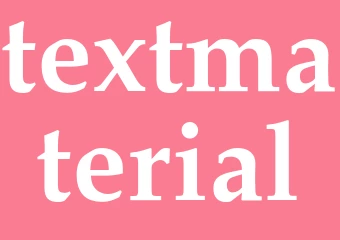 Synonym textmaterial
