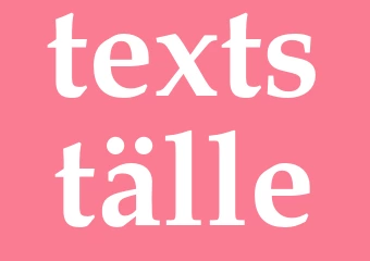 Synonym textställe