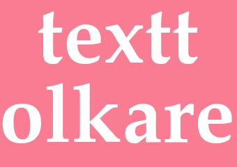 Synonym texttolkare