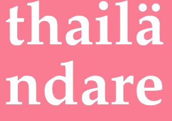 Synonym thailändare