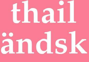 Synonym thailändsk