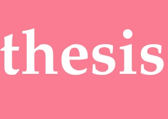 Synonym thesis