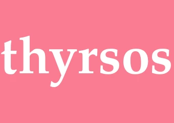 Synonym thyrsos