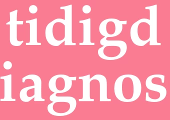 Synonym tidigdiagnos