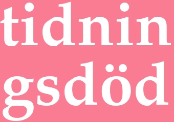 Synonym tidningsdöd