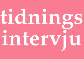 Synonym tidningsintervju