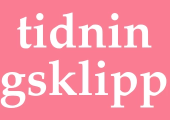 Synonym tidningsklipp