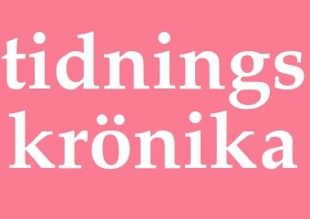 Synonym tidningskrönika