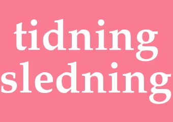 Synonym tidningsledning