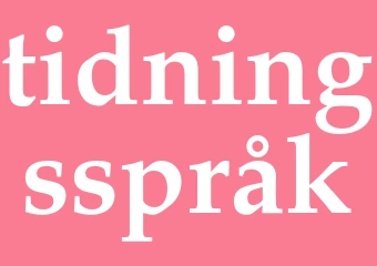 Synonym tidningsspråk