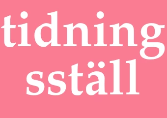 Synonym tidningsställ