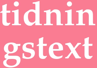 Synonym tidningstext