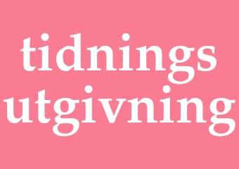 Synonym tidningsutgivning