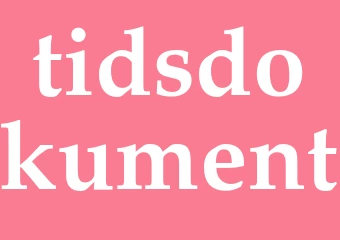 Synonym tidsdokument