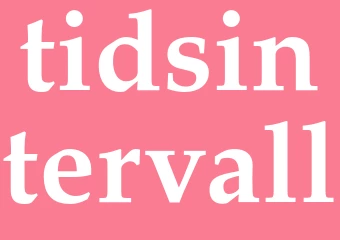 Synonym tidsintervall