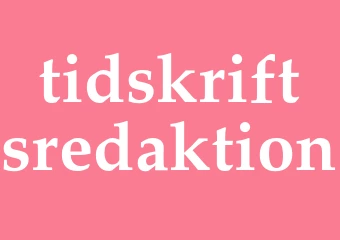 Synonym tidskriftsredaktion
