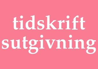 Synonym tidskriftsutgivning
