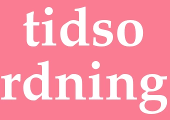 Synonym tidsordning