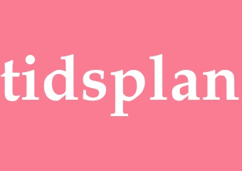 Synonym tidsplan