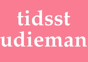 Synonym tidsstudieman