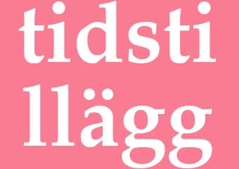 Synonym tidstillägg