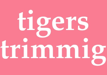 Synonym tigerstrimmig
