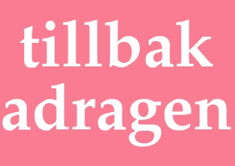Synonym tillbakadragen