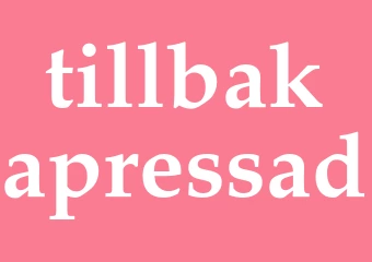 Synonym tillbakapressad