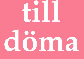 Synonym tilldöma