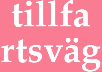 Synonym tillfartsväg
