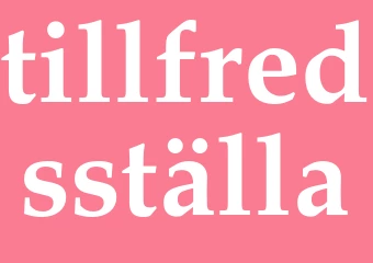 Synonym tillfredsställa