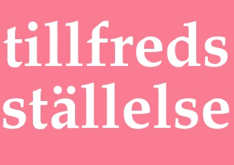 Synonym tillfredsställelse
