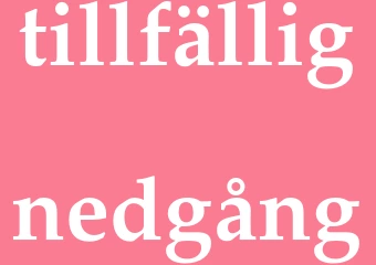 Synonym tillfällig nedgång