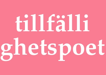 Synonym tillfällighetspoet