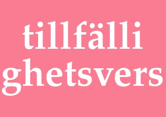 Synonym tillfällighetsvers