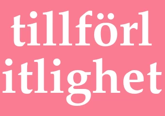 Synonym tillförlitlighet