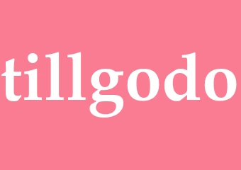 Synonym tillgodo