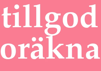 Synonym tillgodoräkna