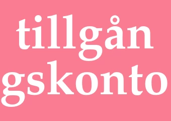 Synonym tillgångskonto